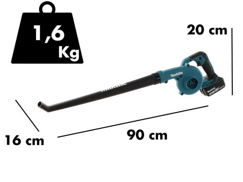 Makita Dub186Z - Soffiatore a batteria 18V 3Ah