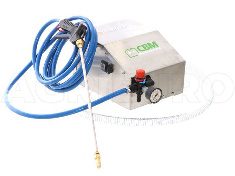 Comet CBM 1500 HP - Kit pompa a batteria per irrorazione e carrello - 120L