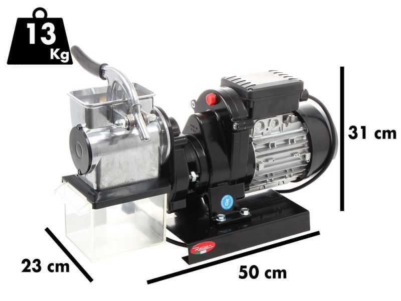 Reber 9601N-8900N - Grattugia elettrica N.5 - 500W - Motore a induzione