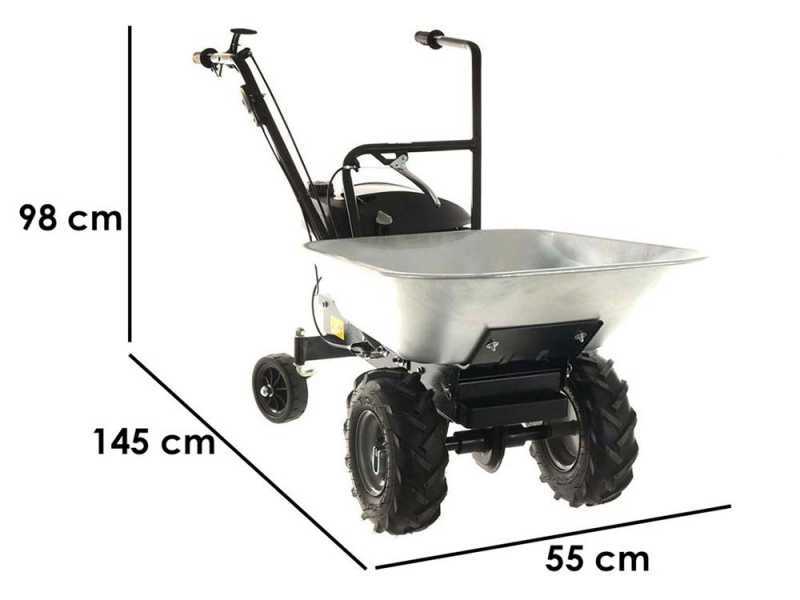 Eurosystems Carry - Carriola a motore trazionata con motore Honda GCVx 170