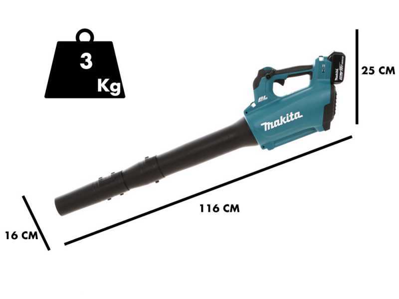 Makita DUB184Z - Soffiatore a batteria - SENZA BATTERIE E CARICABATTERIE