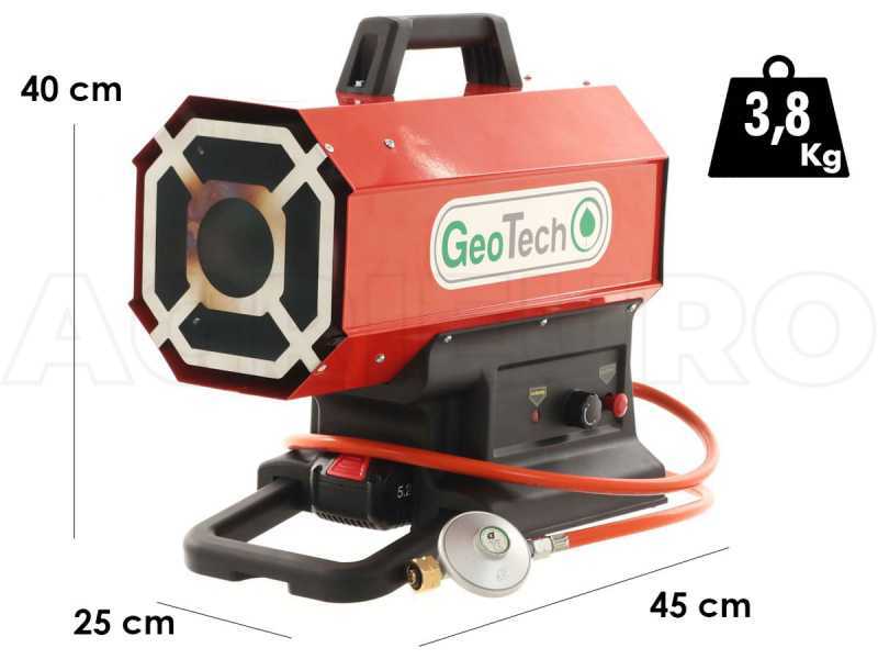 Geotech BGH 2000 I - Generatore di aria calda a gas - 18V a batteria