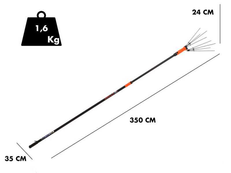 Jolly V12 BASE - Abbacchiatore elettrico - 170/310cm