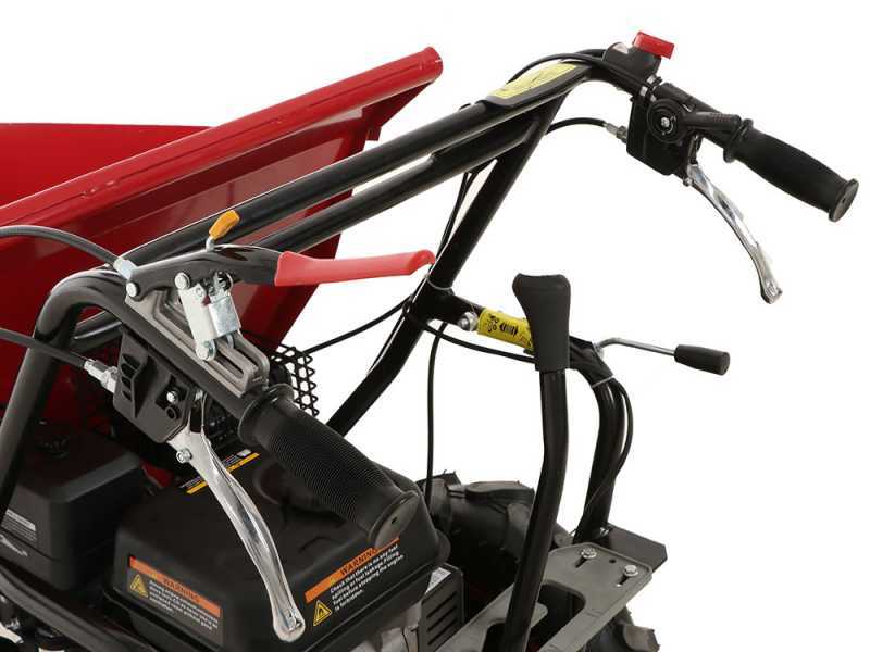GeoTech-Pro GEOTRAK 400 - Motocarriola 4x4 con cassone dumper 400Kg