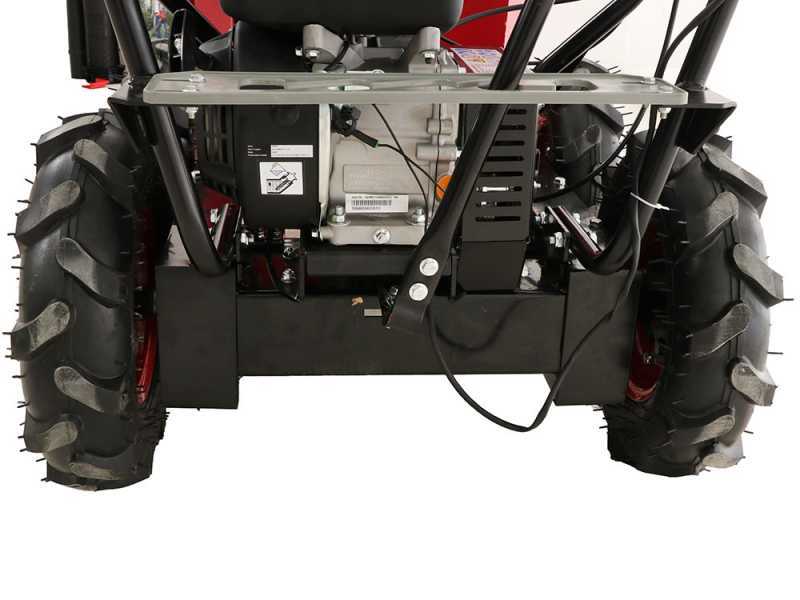 GeoTech-Pro GEOTRAK 400 - Motocarriola 4x4 con cassone dumper 400Kg