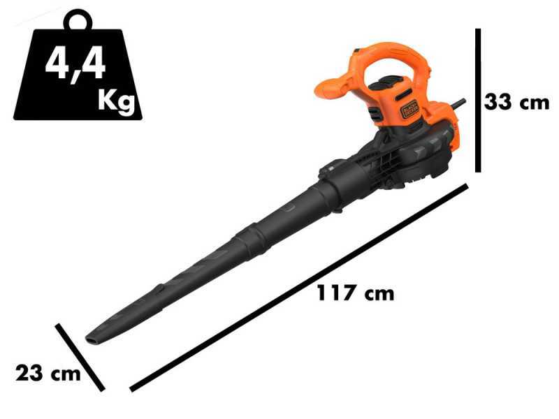 Black &amp; Decker BEBLV290 - Soffiatore aspiratore elettrico 3in1