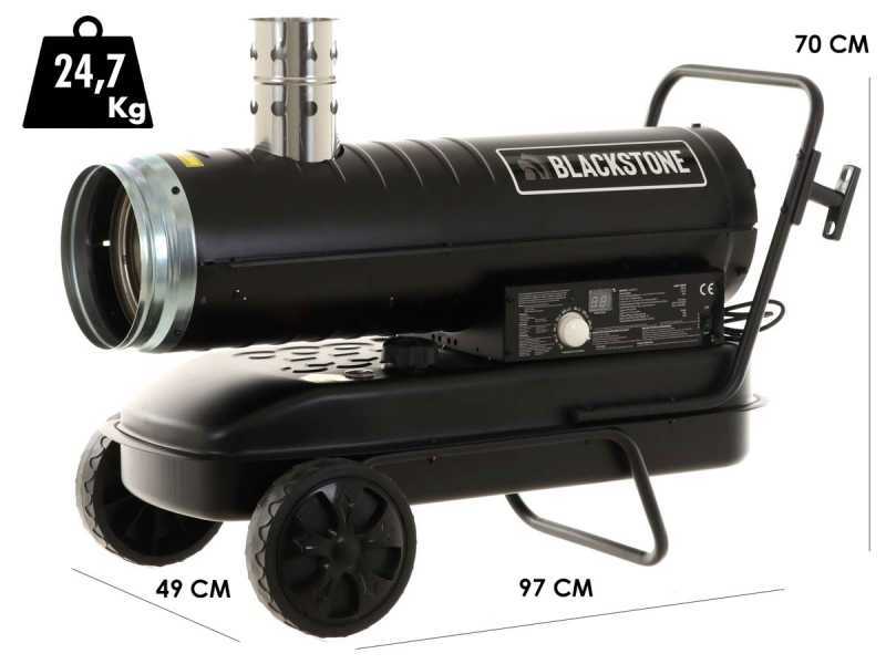 BlackStone i-BDH 20 KW - Generatore di aria calda diesel - A combustione indiretta - 20 KW