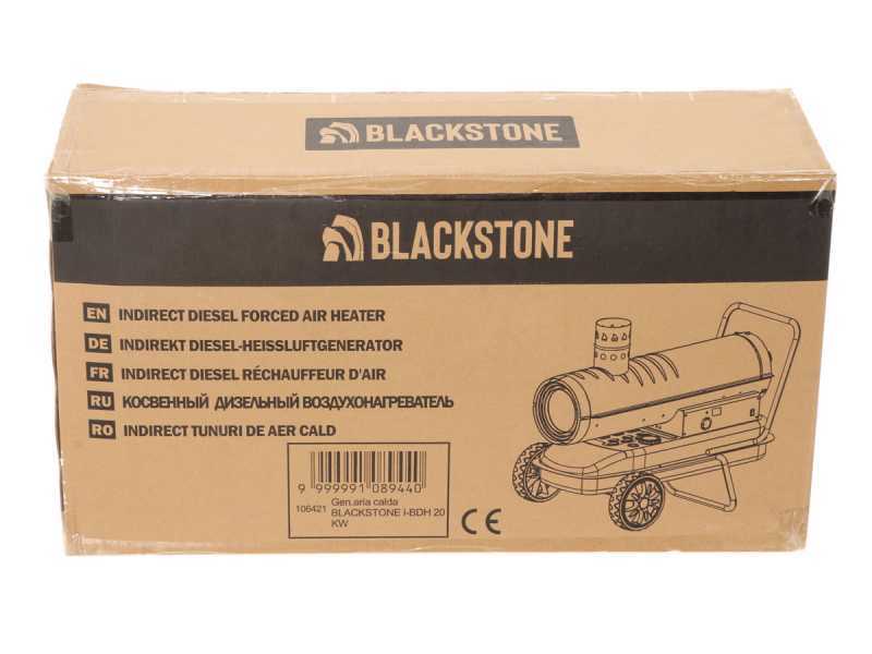 BlackStone i-BDH - Generatore di aria calda diesel - A combustione indiretta - 20 KW