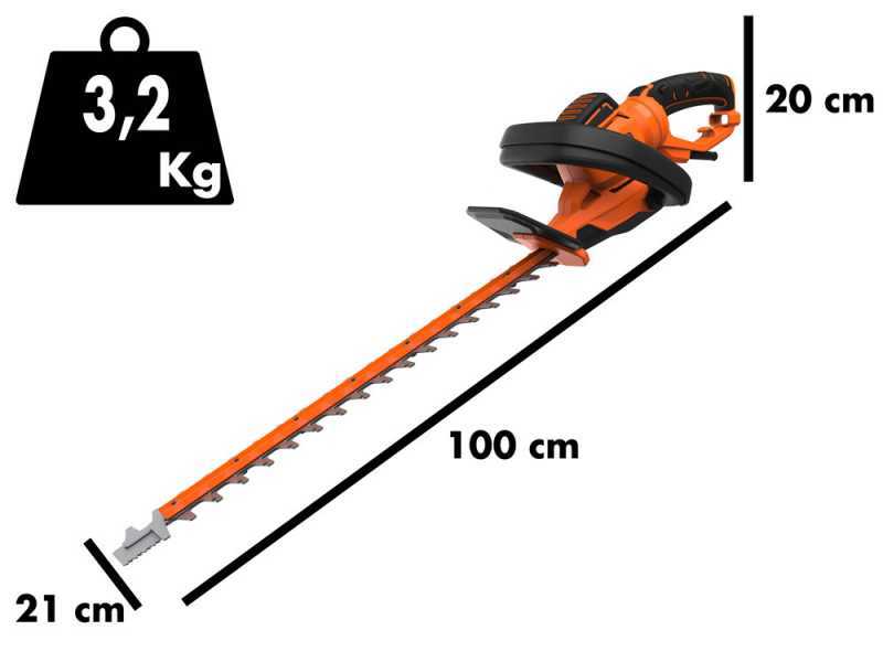 Black &amp; Decker BEHTS551-QS - Tagliasiepi elettrico con lama da 60 cm - 650W