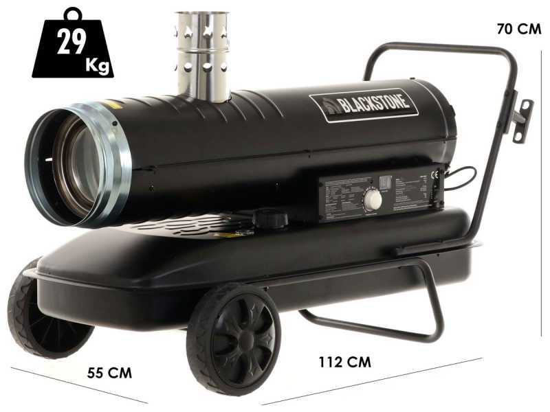 BlackStone i-BDH 30 KW - Generatore di aria calda diesel - A combustione indiretta - 30 KW