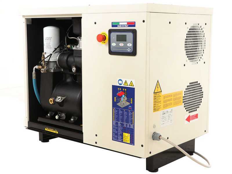 FIAC New Silver 15 - Compressore rotativo trifase a vite silenziato - Motore 15 HP 