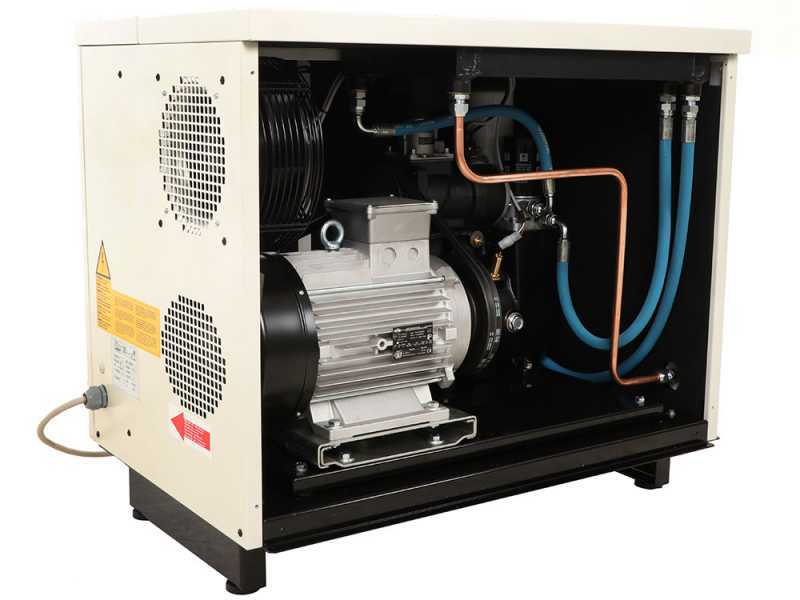FIAC New Silver 15 - Compressore rotativo trifase a vite silenziato - Motore 15 HP 
