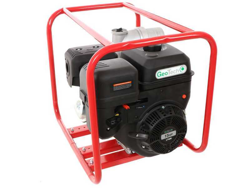 GeoTech LP 100V - Motopompa a scoppio - Raccordi 100 mm