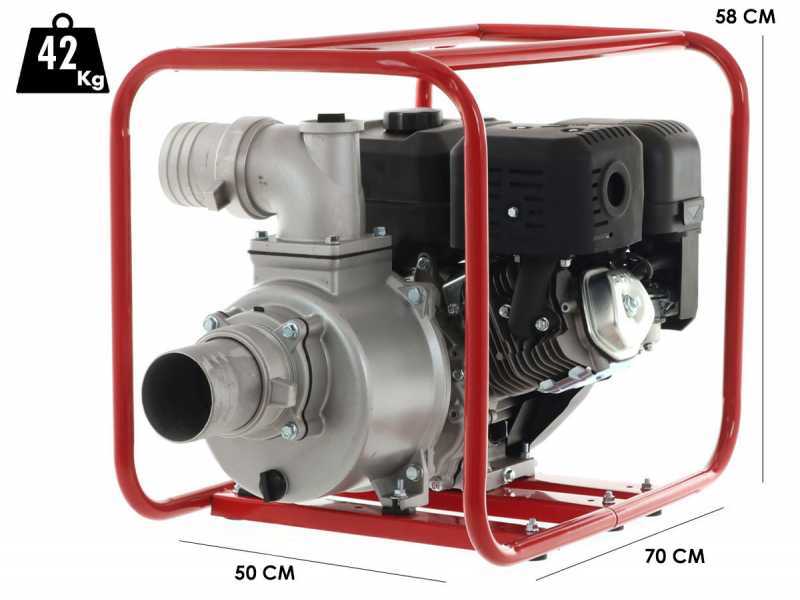 GeoTech LP 100V - Motopompa a scoppio - Raccordi 100 mm