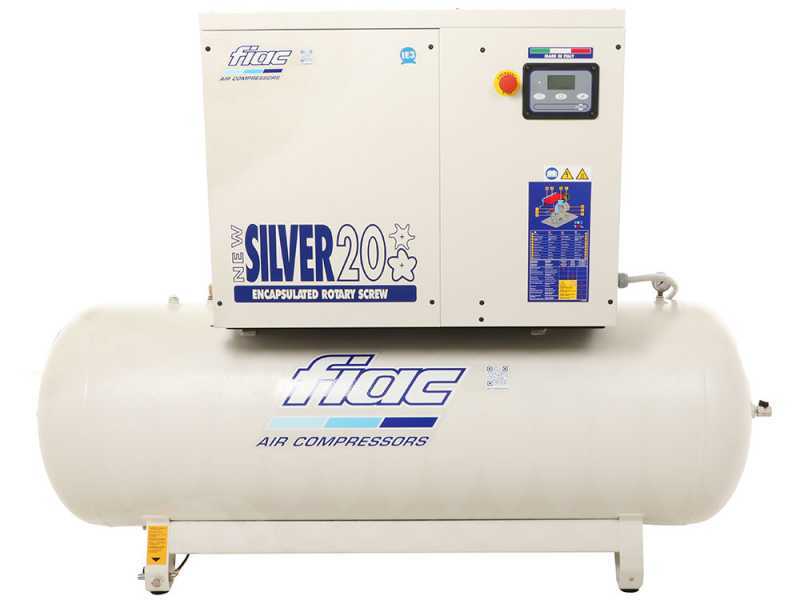 Fiac New Silver 20/500 - Compressore rotativo a vite - Pressione max 10 bar