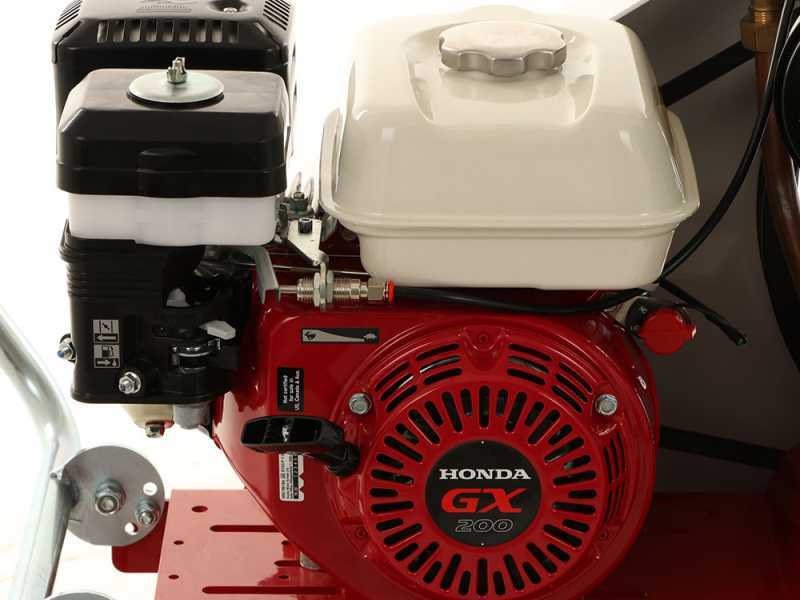 Motocompressore a scoppio Tornado Double F 750 con motore Honda GX200 - 6HP