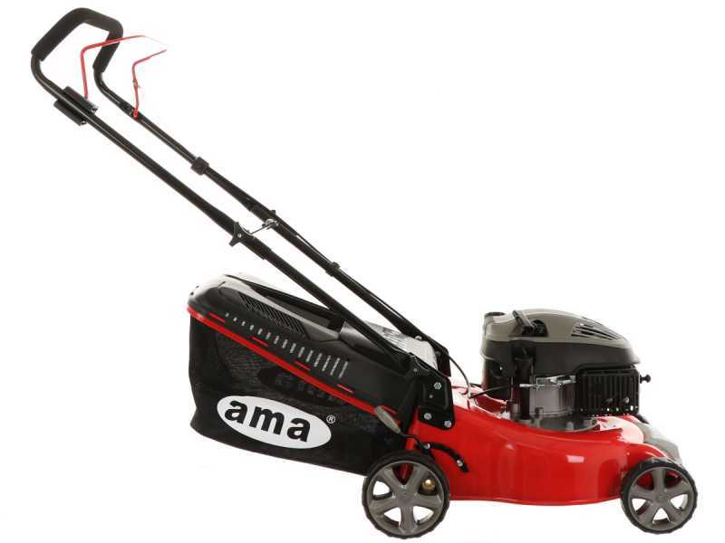 Ama TRX 421 - Tagliaerba a scoppio - 3in1: raccolta + scarico posteriore + mulching