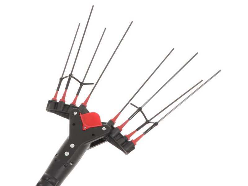 Castellari Vertigo C 12V - Abbacchiatore elettrico a batteria tipo auto con cavo in dotazione - Asta telescopica 190/240  cm