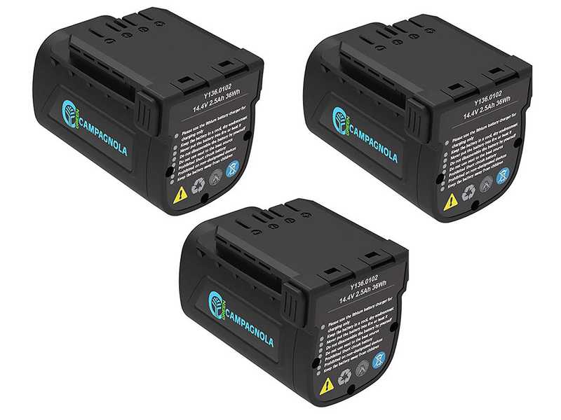 Campagnola Stark XM - Forbici a batteria da potatura - 3x 14,4V 2,5 Ah