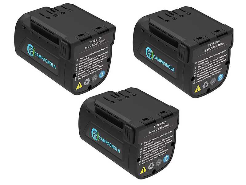 Campagnola Stark XM - Forbici a batteria da potatura - 3x 14,4V 2,5 Ah - Diametro di taglio 35mm