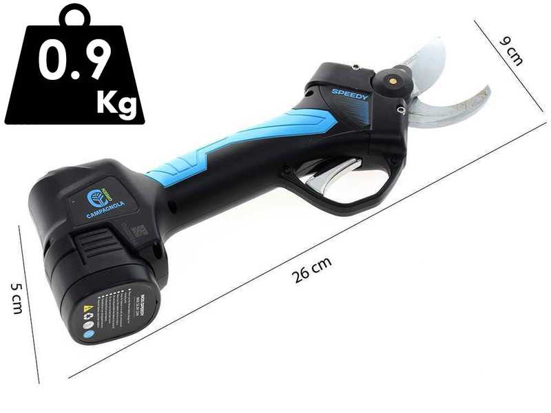 Campagnola Speedy - Forbici elettriche da potatura - 2x 14.4V 2Ah