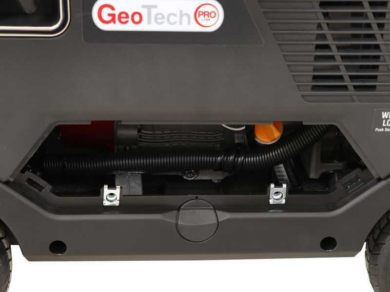 GeoTech-Pro PTGA 9000 - Generatore di corrente carrellato a benzina silenziato con AVR 7.5 kW - Continua 7 kW Monofase+ ATS