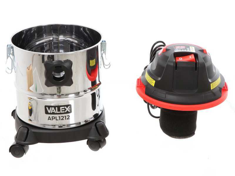 Valex APL1212 - Aspirapolvere aspiraliquidi a bidone - 1200W