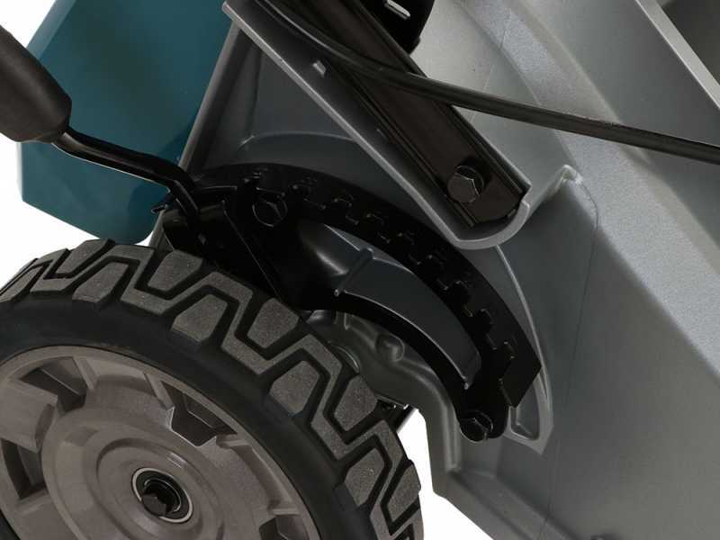 Rasaerba a batteria semovente-alluminio 2X18V-53cm MAKITA DLM533PT4 incluse 4 batterie