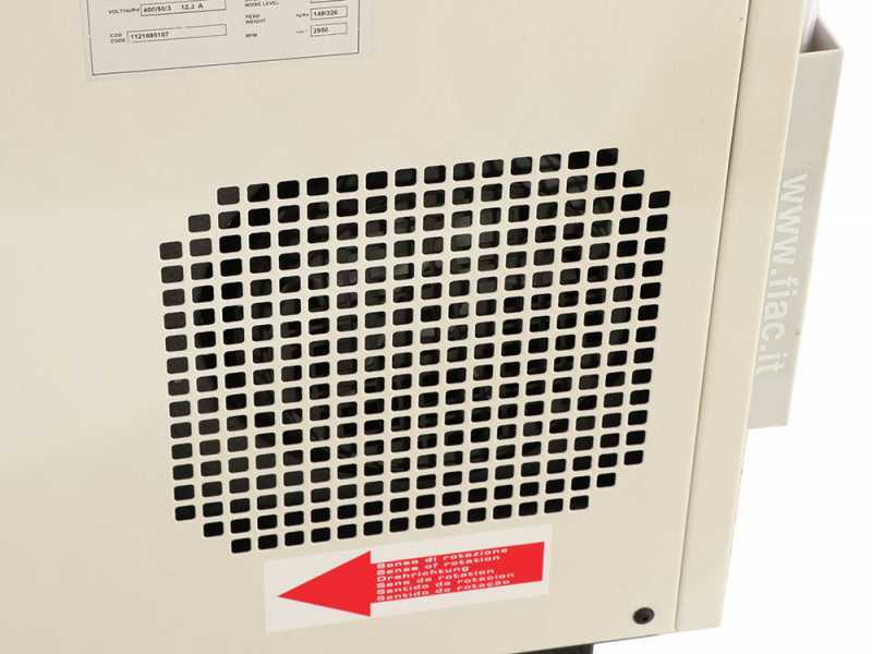 FIAC New Silver D 10/300 - Compressore rotativo trifase a vite silenziato - Essiccatore integrato - Motore 10 HP 