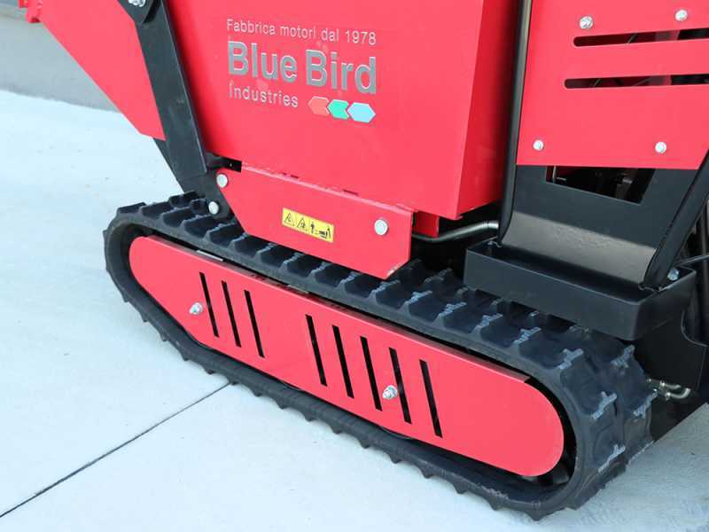 Blue Bird Trasporter 500DL - Motocarriola cingolata cassone dumper 500Kg