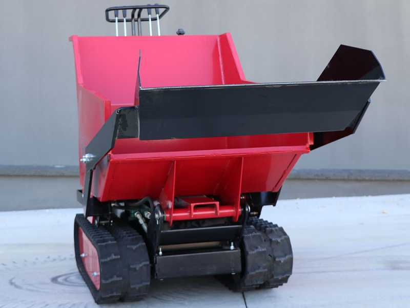 Blue Bird Trasporter 500DL - Motocarriola cingolata cassone dumper 500Kg
