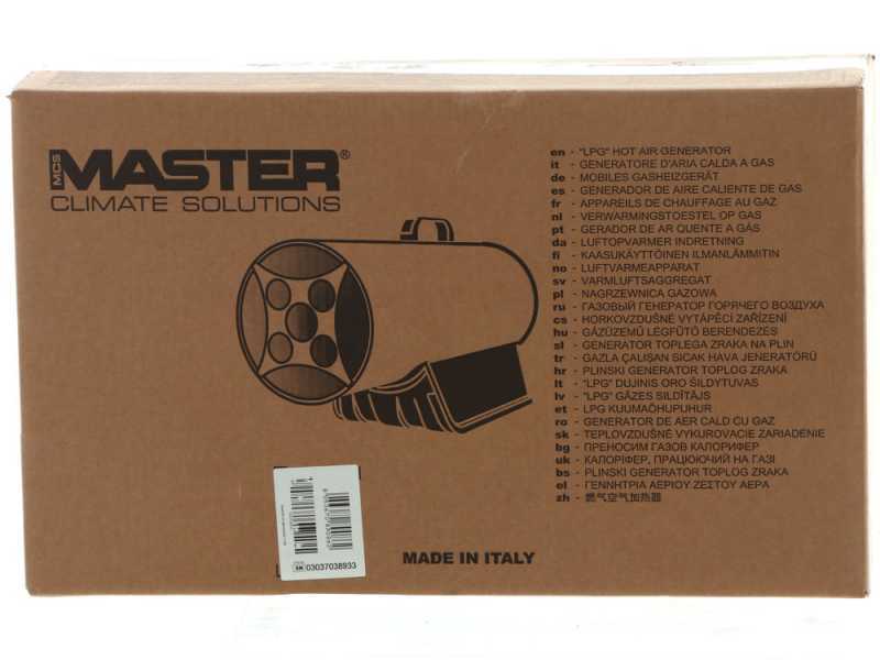 Master BLP 53 ET - Generatore di aria calda a gas diretto - 53 kw