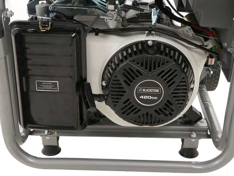 BlackStone BG 7550-X ES - Generatore di corrente carrellato a benzina con AVR 5.4 kW - Continua 5 kW Monofase + ATS