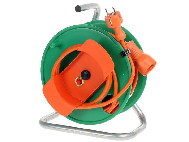 Avvolgicavo elettrico da giardinaggio 15 mt (avvolgitore con cavo)