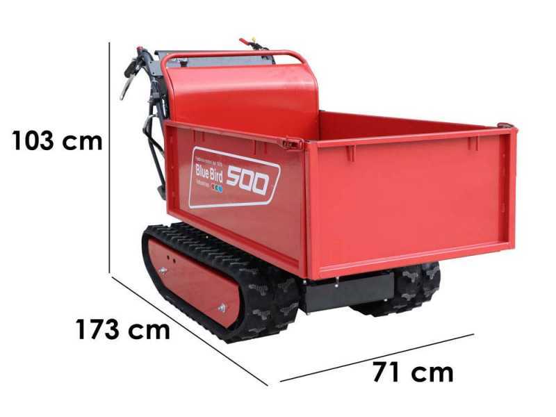 Blue Bird Transporter 500 H - Motocarriola cingolata estensibile 500Kg