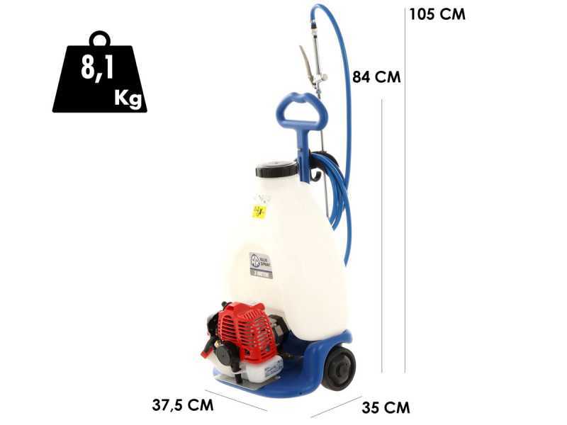 Annovi Reverberi Blue Spray 3 Motor - Pompa irroratrice a scoppio a trolley