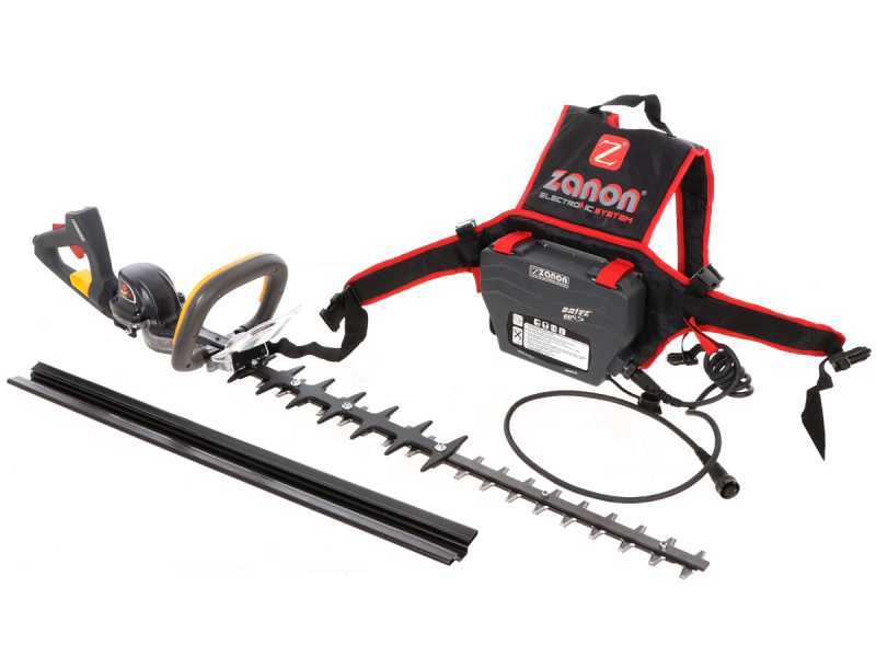 Zanon Raptor 750 - Tagliasiepi a batteria 50.4V/6.4Ah - Lama da 75 cm