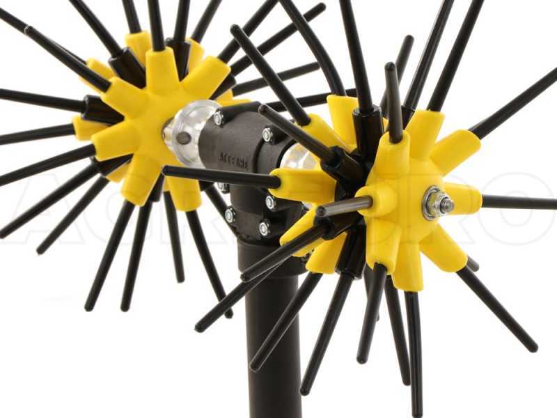 Abbacchiatore elettrico a batteria ASTERAS MAX CARBON con asta in carbonio