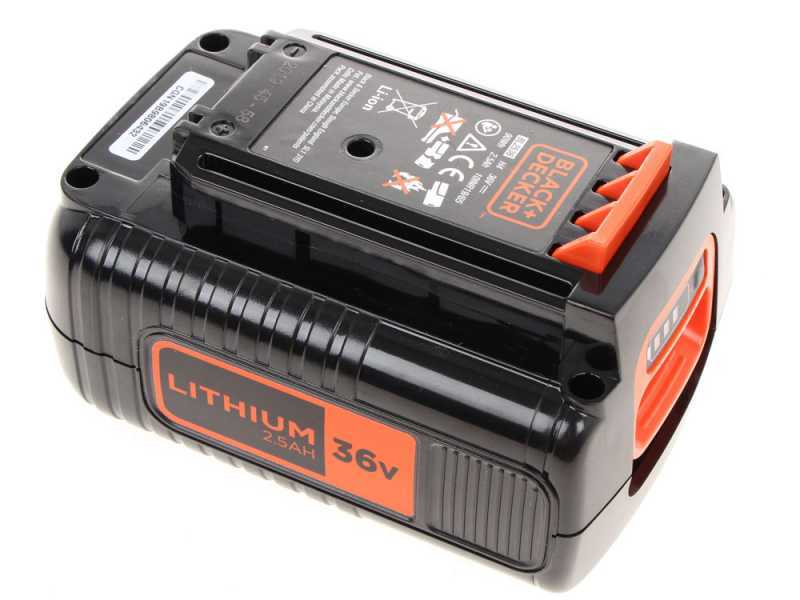 BLACK&amp;DECKER BCSTE636L1-QW - Tagliabordi a batteria - 36V 2.5Ah