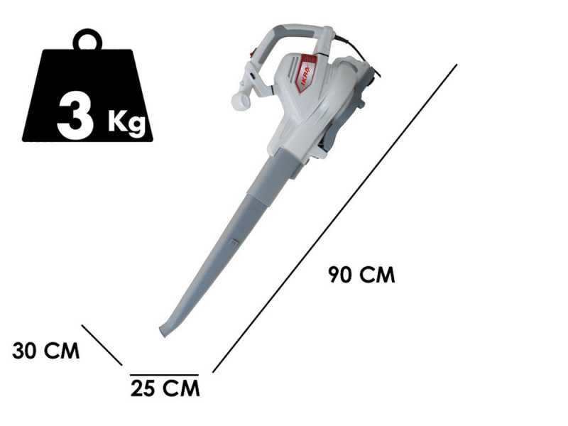 Ikra ILS3000E - Soffiatore aspiratore trituratore elettrico
