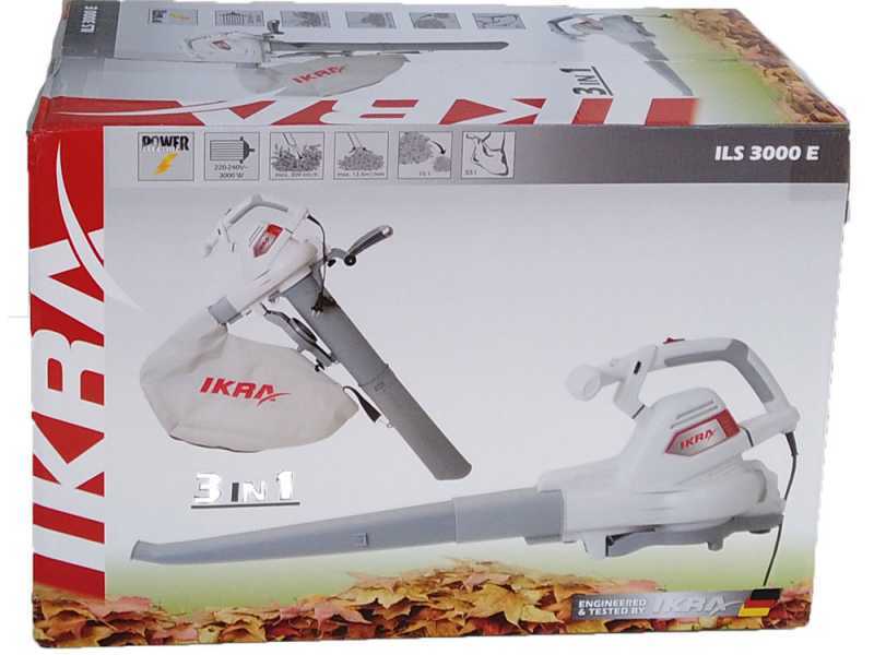 Ikra ILS3000E - Soffiatore aspiratore trituratore elettrico