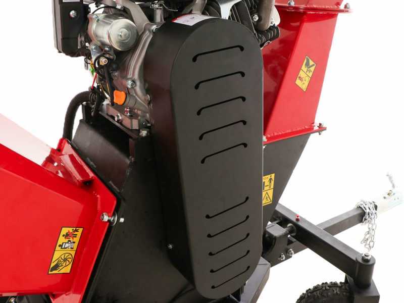 GeoTech-Pro PCS 160LE PRO - Biotrituratore a scoppio professionale - Motore Loncin G420FD