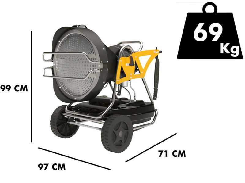 Master XL 91 - Generatore di aria calda a gasolio diretto - 43 kw