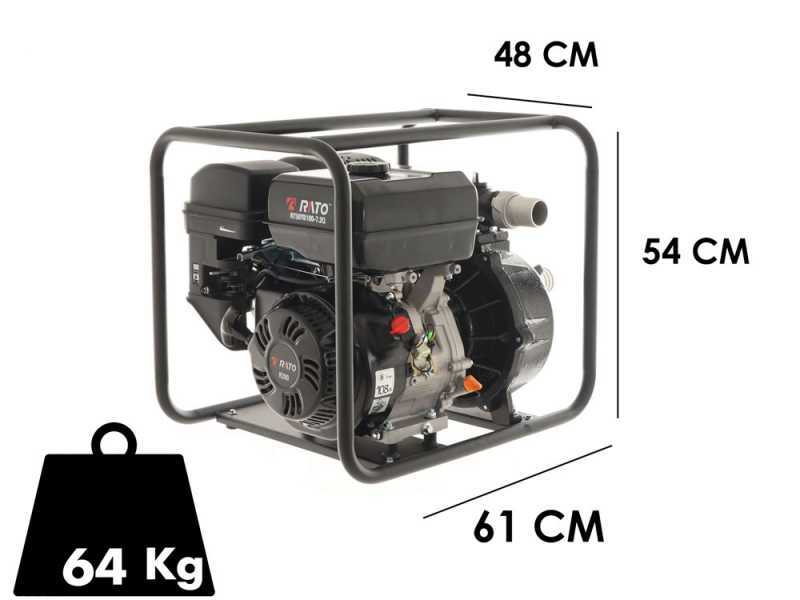 Rato RT50YB100-7.2Q - Motopompa alta prevalenza - Raccordi 50 mm