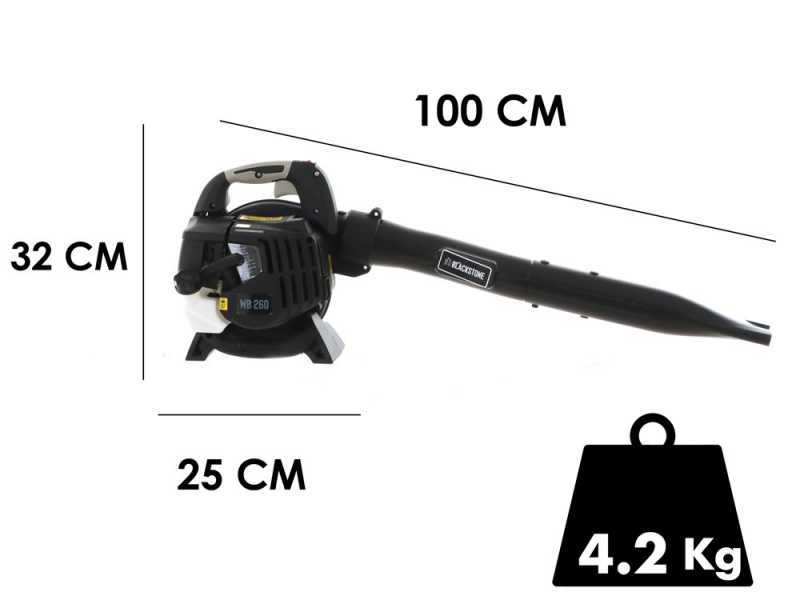 BlackStone WB260 - Soffiatore a scoppio motore 2 tempi
