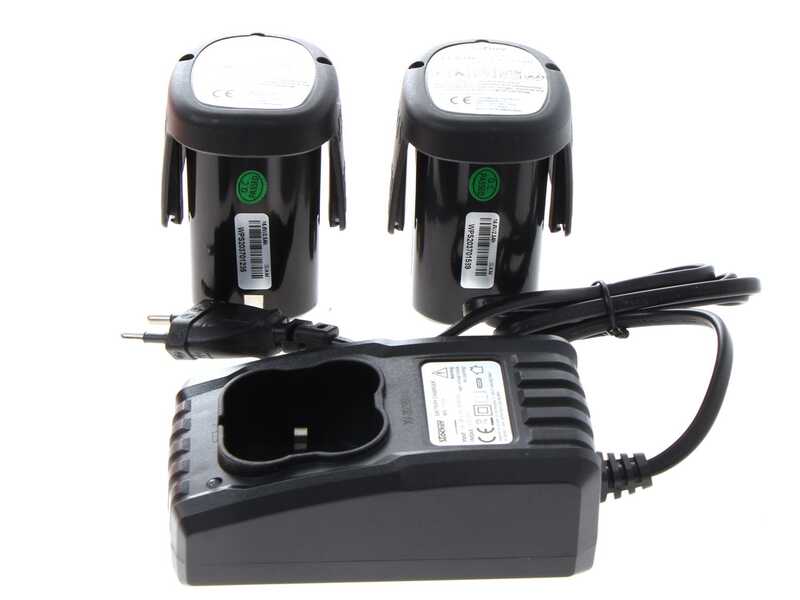 Stocker Vulcano E-25 TR - Forbice elettrica da potatura - 2x 14.4V 2.5Ah - Diametro di taglio 25mm