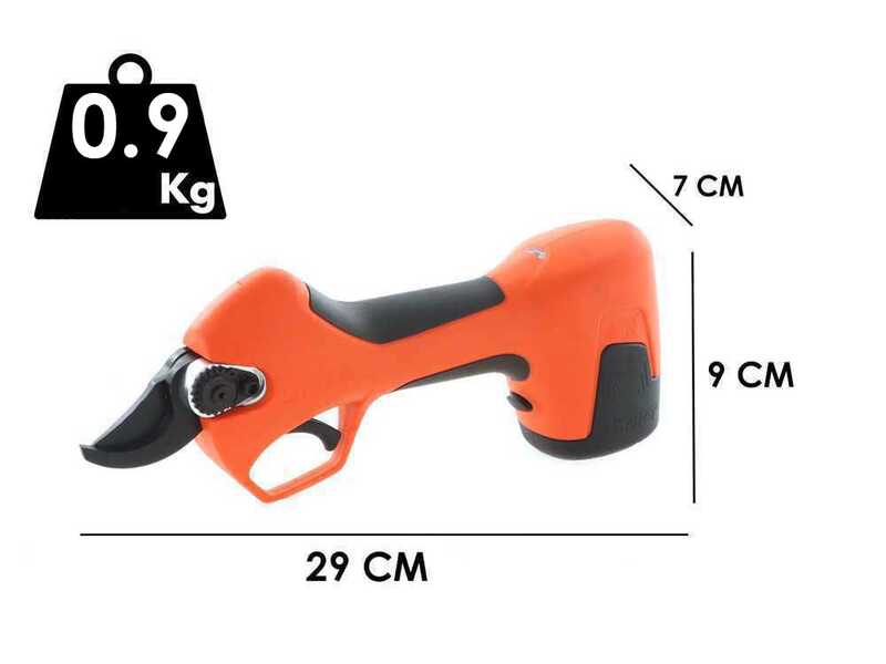 Stocker Vulcano E-25 TR - Forbice elettrica da potatura - 2x 14.4V 2.5Ah