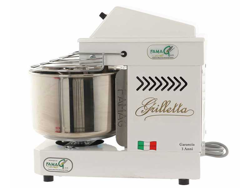 Famag Grilletta IM 5/230 10 Velocit&agrave; HH - Impastatrice a spirale 5 Kg ad alta idratazione
