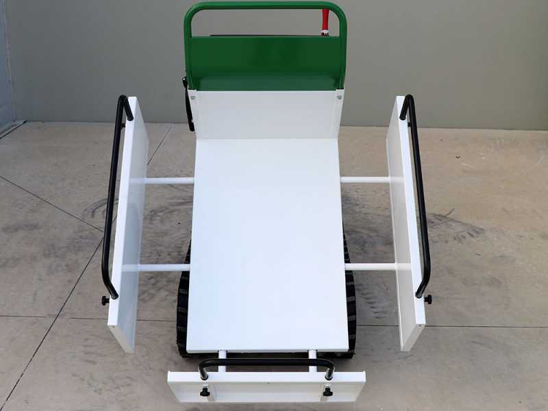Seven Italy T300 GX-E - Motocarriola cingolata estensibile - Portata 300Kg