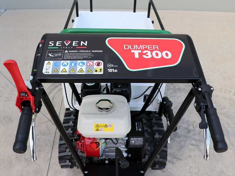 Seven Italy T300 GX - Motocarriola cingolata estensibile - Portata 300Kg